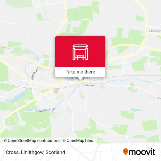 Cross, Linlithgow map