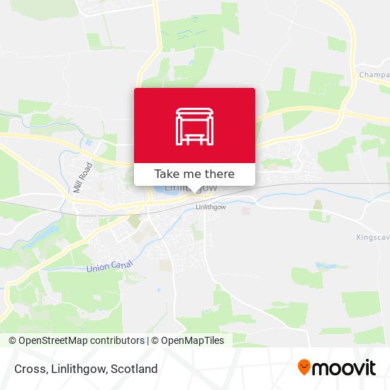 Cross, Linlithgow map