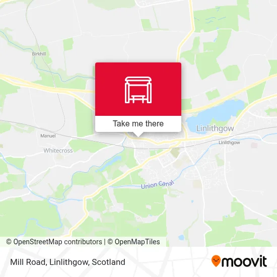 Mill Road, Linlithgow map