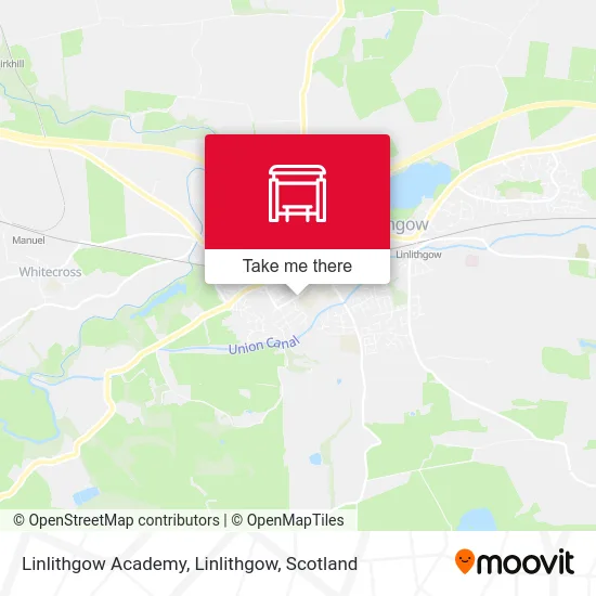 Linlithgow Academy, Linlithgow map