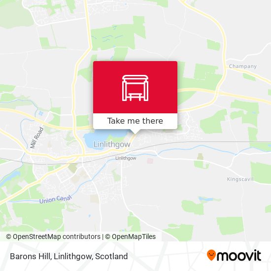 Barons Hill, Linlithgow map