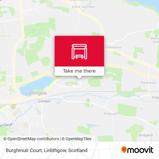 Burghmuir Court, Linlithgow map