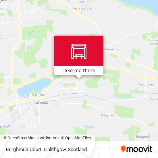 Burghmuir Court, Linlithgow map