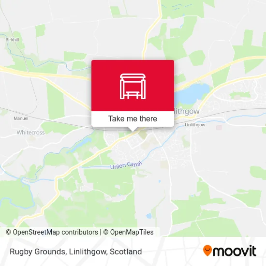 Rugby Grounds, Linlithgow map