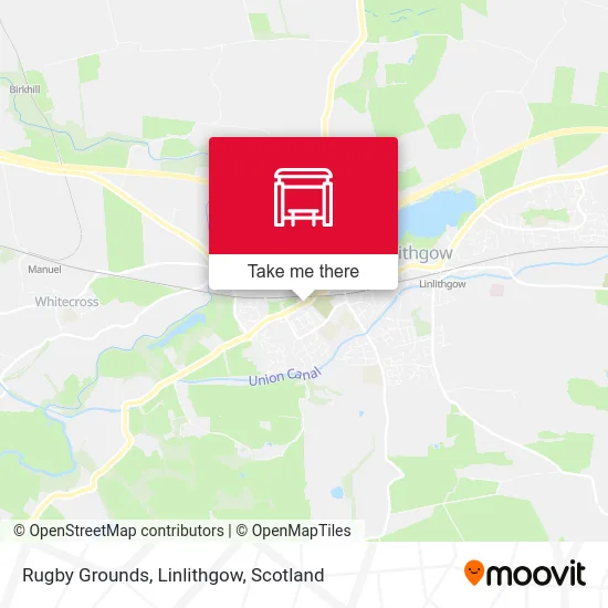 Rugby Grounds, Linlithgow map