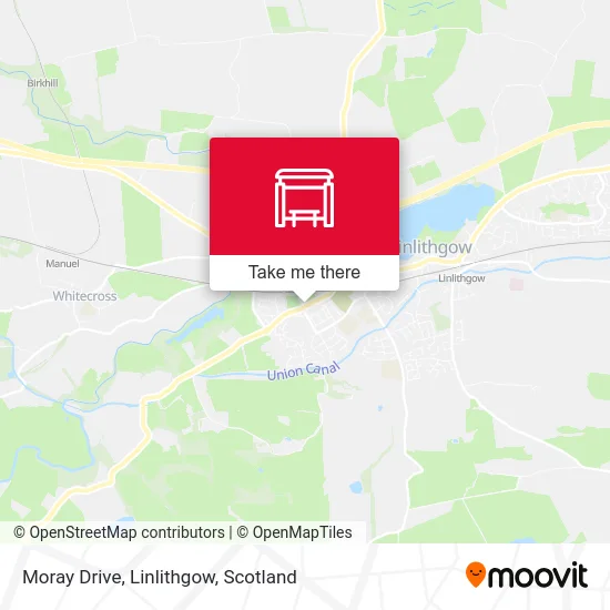 Moray Drive, Linlithgow map