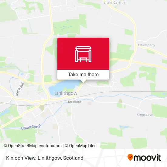 Kinloch View, Linlithgow map