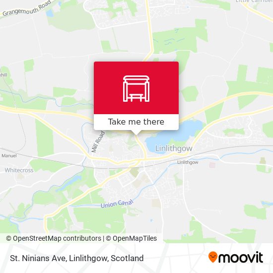 St. Ninians Ave, Linlithgow map