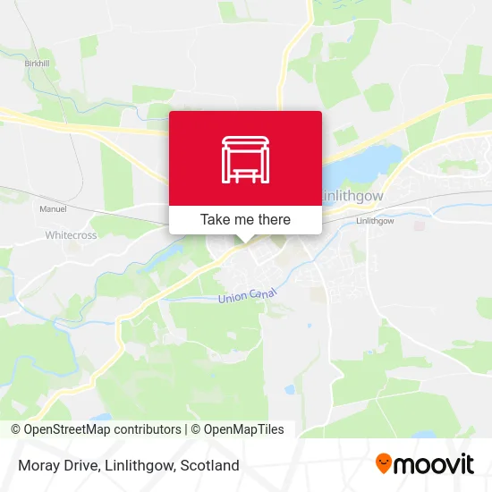 Moray Drive, Linlithgow map