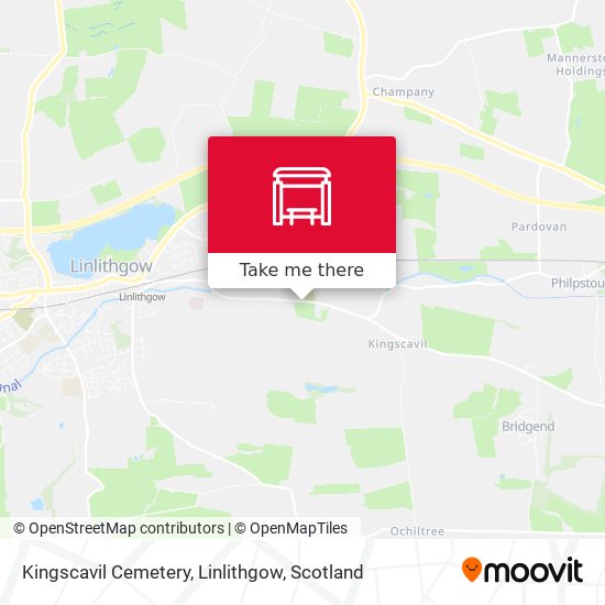 Kingscavil Cemetery, Linlithgow map