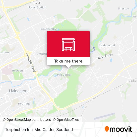 Torphichen Inn, Mid Calder map