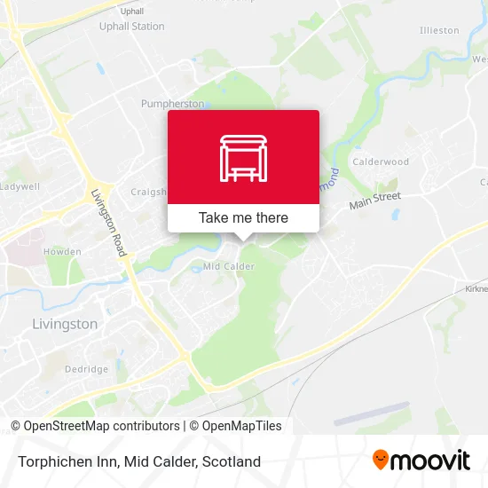 Torphichen Inn, Mid Calder map