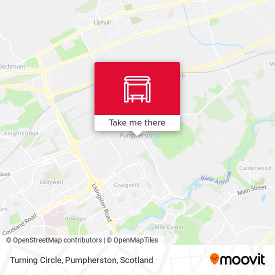 Turning Circle, Pumpherston map