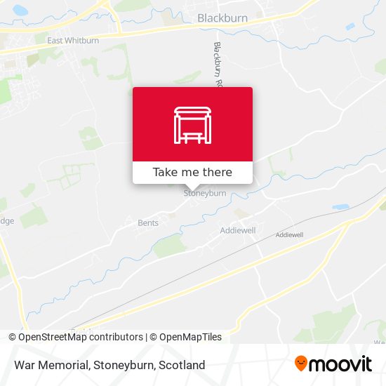 War Memorial, Stoneyburn map
