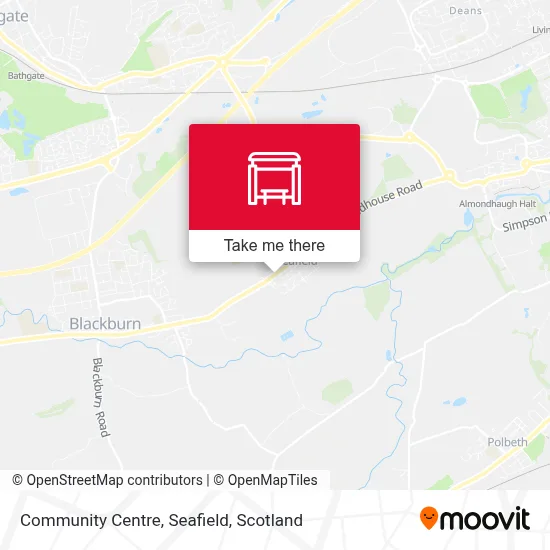 Community Centre, Seafield map