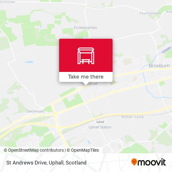 St Andrews Drive, Uphall map