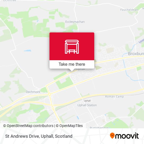 St Andrews Drive, Uphall map