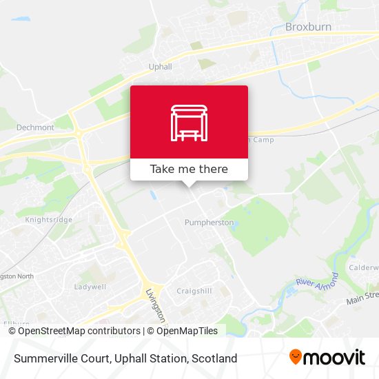 Summerville Court, Uphall Station map