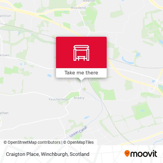 Craigton Place, Winchburgh map
