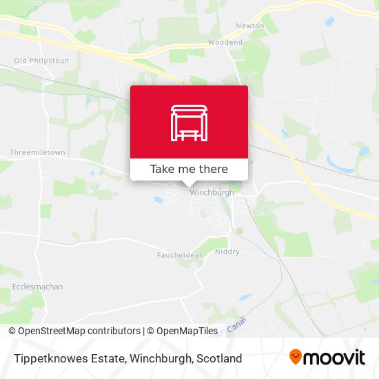 Tippetknowes Estate, Winchburgh map