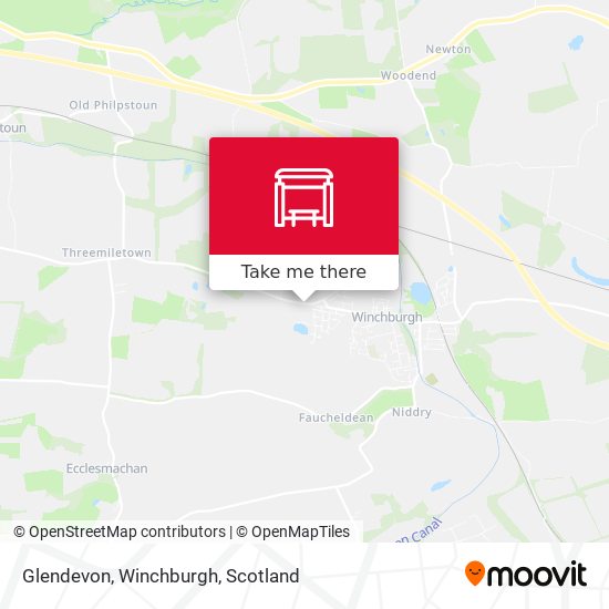 Glendevon, Winchburgh map