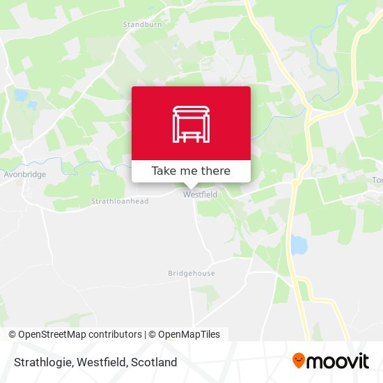 Strathlogie, Westfield map