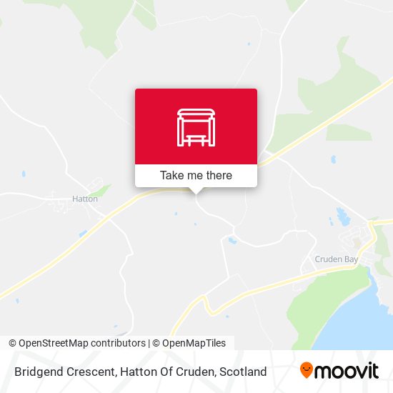 Bridgend Crescent, Hatton Of Cruden map