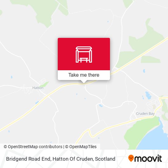 Bridgend Road End, Hatton Of Cruden map