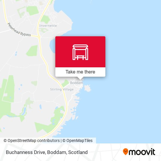 Buchanness Drive, Boddam map