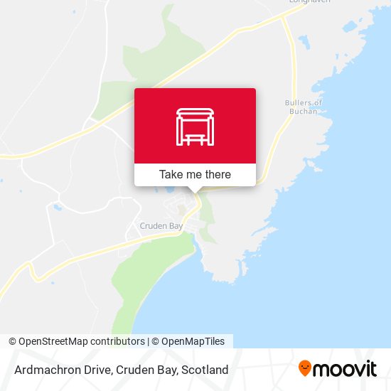Ardmachron Drive, Cruden Bay map