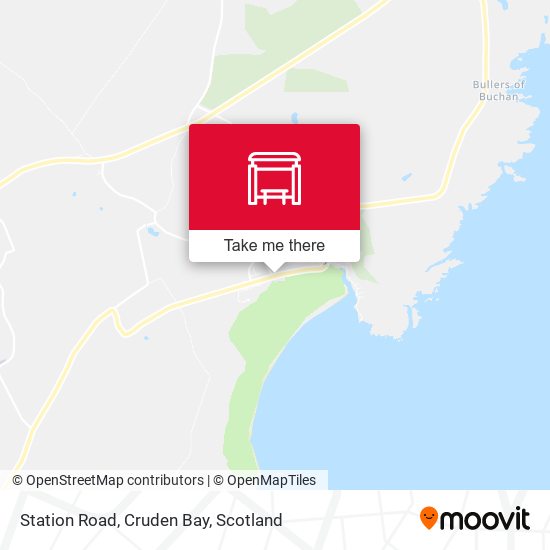 Station Road, Cruden Bay map