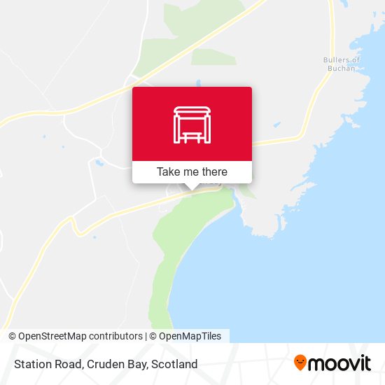 Station Road, Cruden Bay map