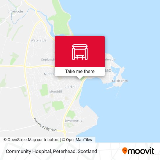 Community Hospital, Peterhead map