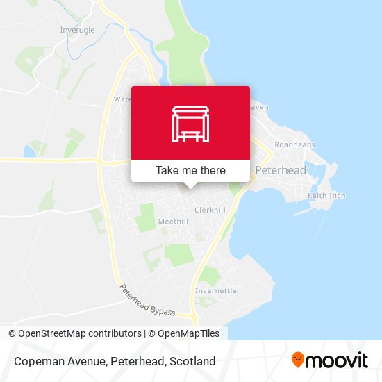 Copeman Avenue, Peterhead map