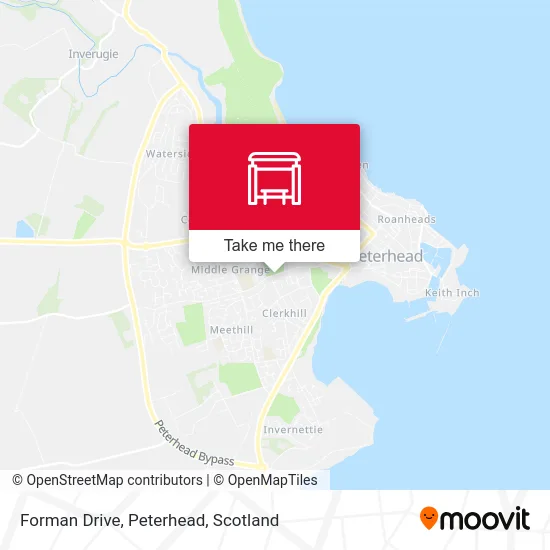 Forman Drive, Peterhead map