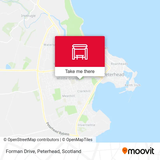 Forman Drive, Peterhead map