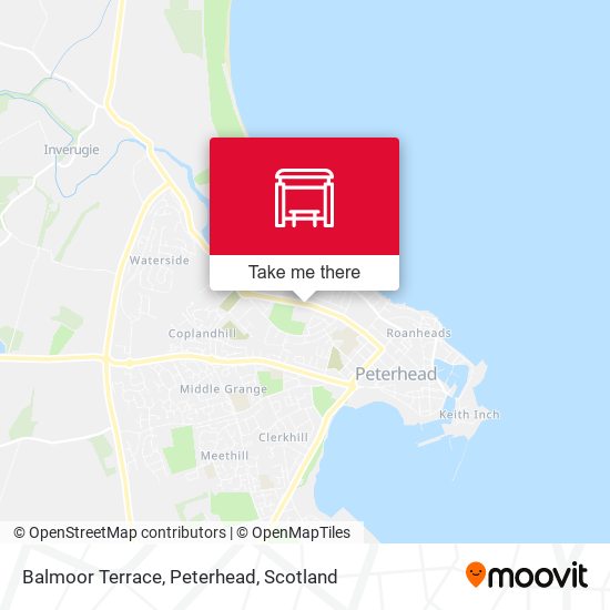 Balmoor Terrace, Peterhead map