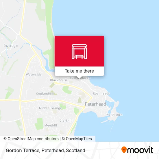 Gordon Terrace, Peterhead map