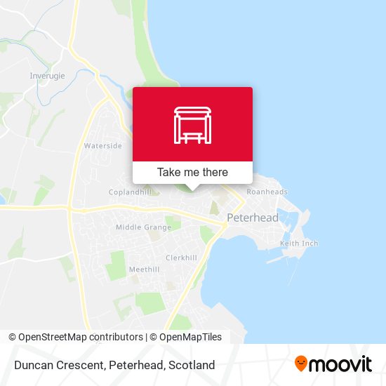 Duncan Crescent, Peterhead map
