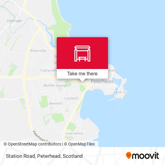 Station Road, Peterhead map