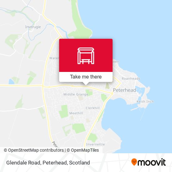 Glendale Road, Peterhead map