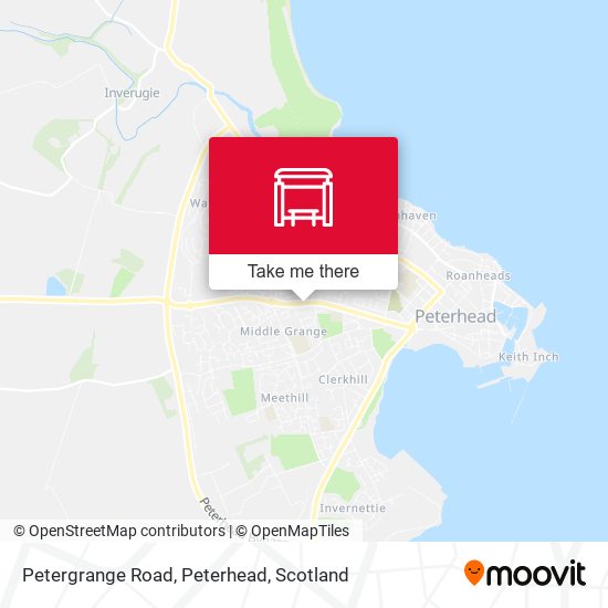 Petergrange Road, Peterhead map