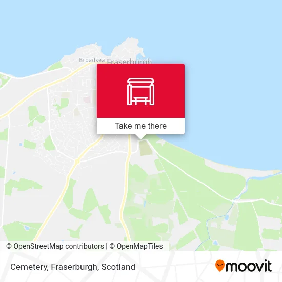 Cemetery, Fraserburgh map