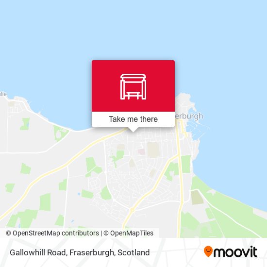 Gallowhill Road, Fraserburgh map