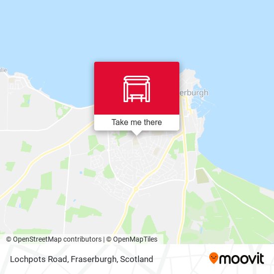 Lochpots Road, Fraserburgh map