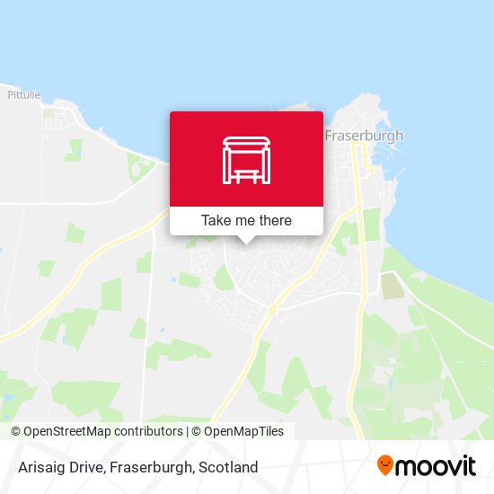 Arisaig Drive, Fraserburgh map
