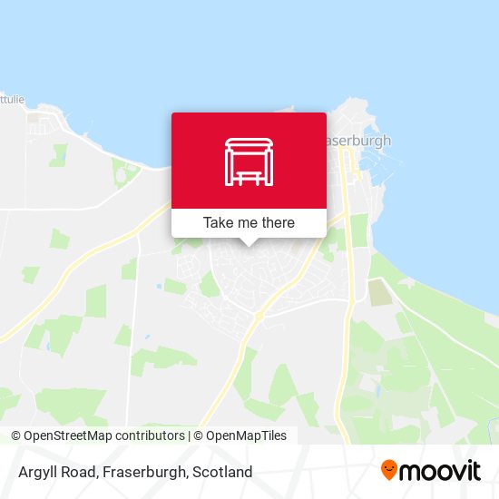 Argyll Road, Fraserburgh map