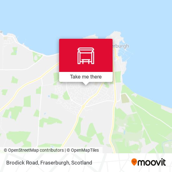 Brodick Road, Fraserburgh map