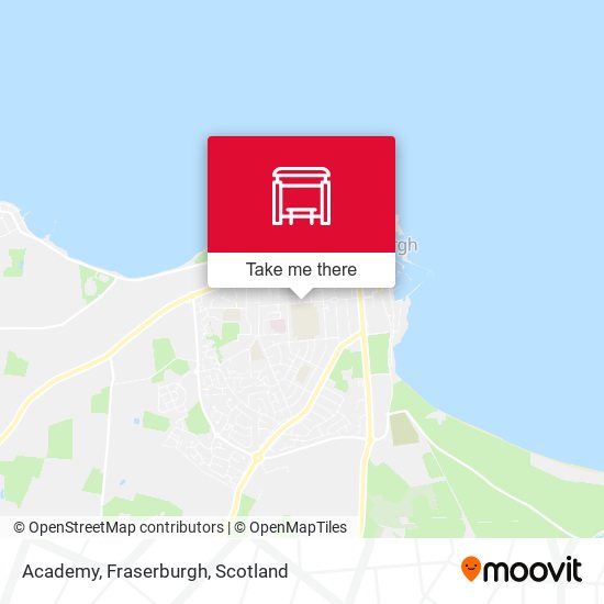 Academy, Fraserburgh map