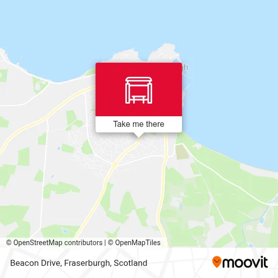 Beacon Drive, Fraserburgh map